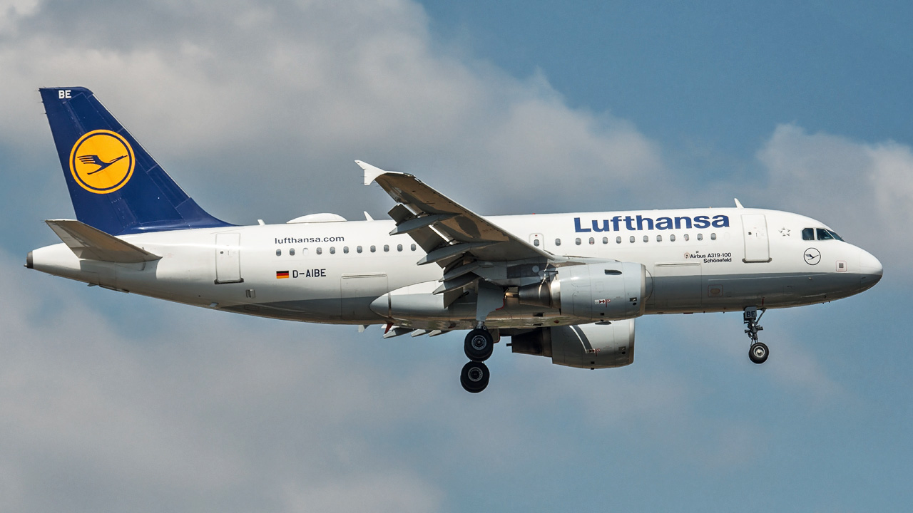 D-AIBE Lufthansa Airbus A319-100