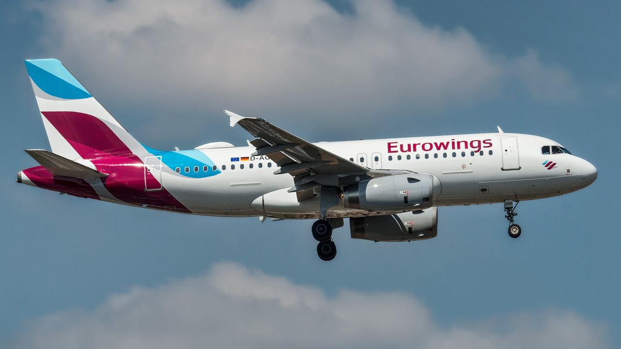 D-AGWD Eurowings Airbus A319-100