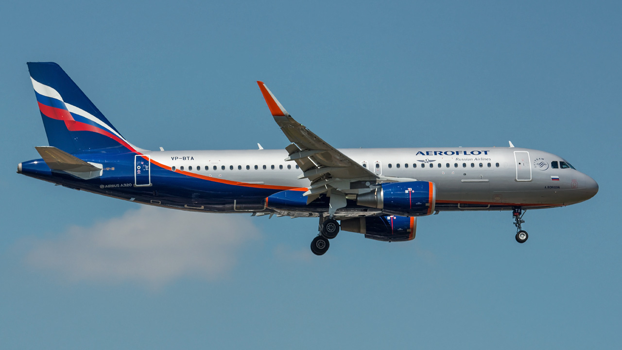 VP-BTA Aeroflot Airbus A320-200/S