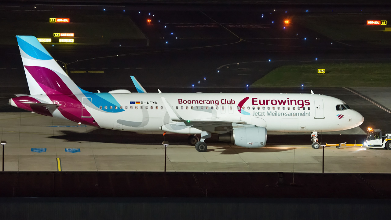 D-AEWM Eurowings Airbus A320-200/S