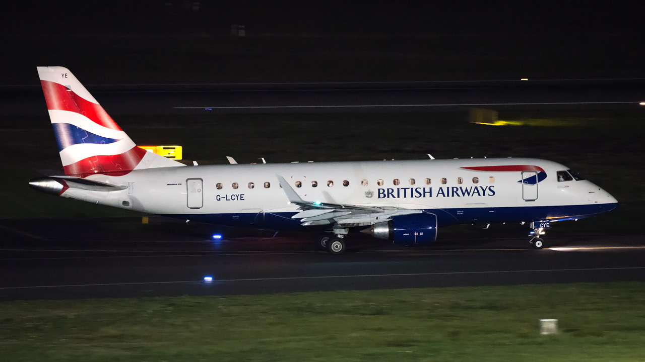 G-LCYE British Airways (CityFlyer) Embraer ERJ-170