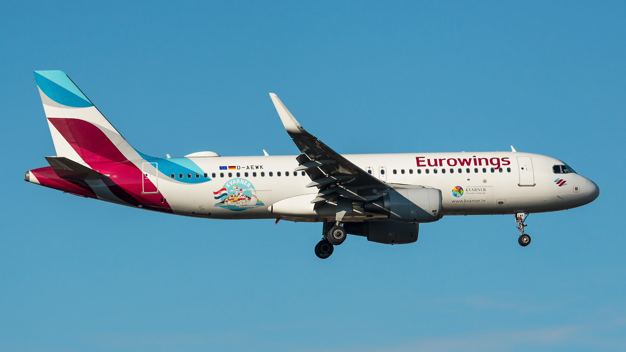 D-AEWK Eurowings Airbus A320-200/S