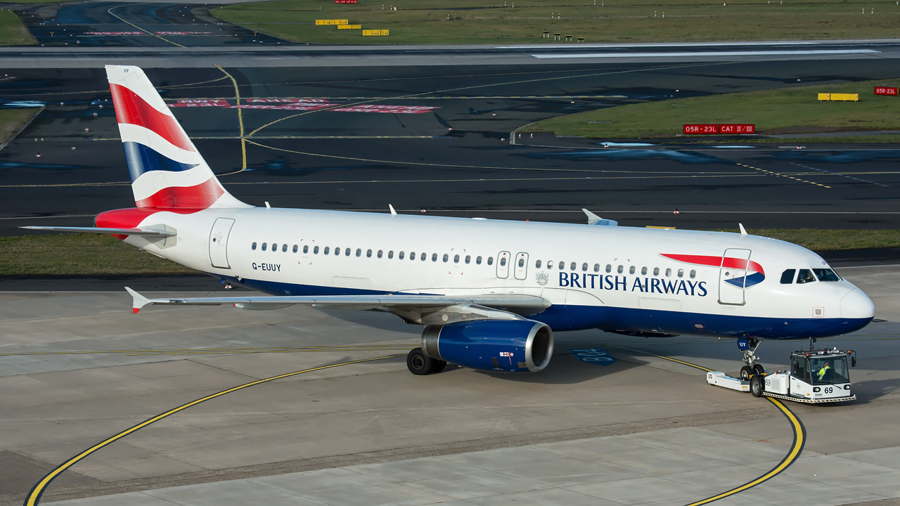 G-EUUY British Airways Airbus A320-200