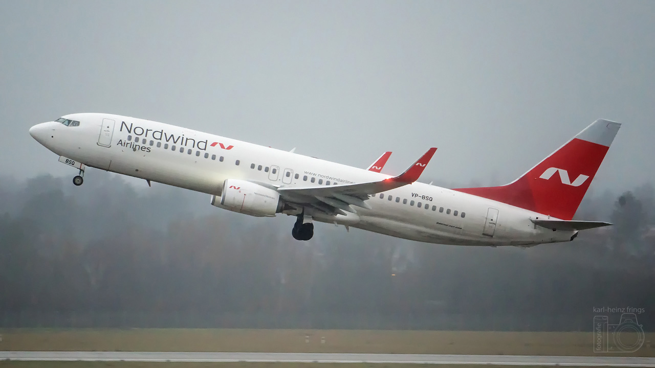 VP-BSQ Nordwind Airlines Boeing 737-800