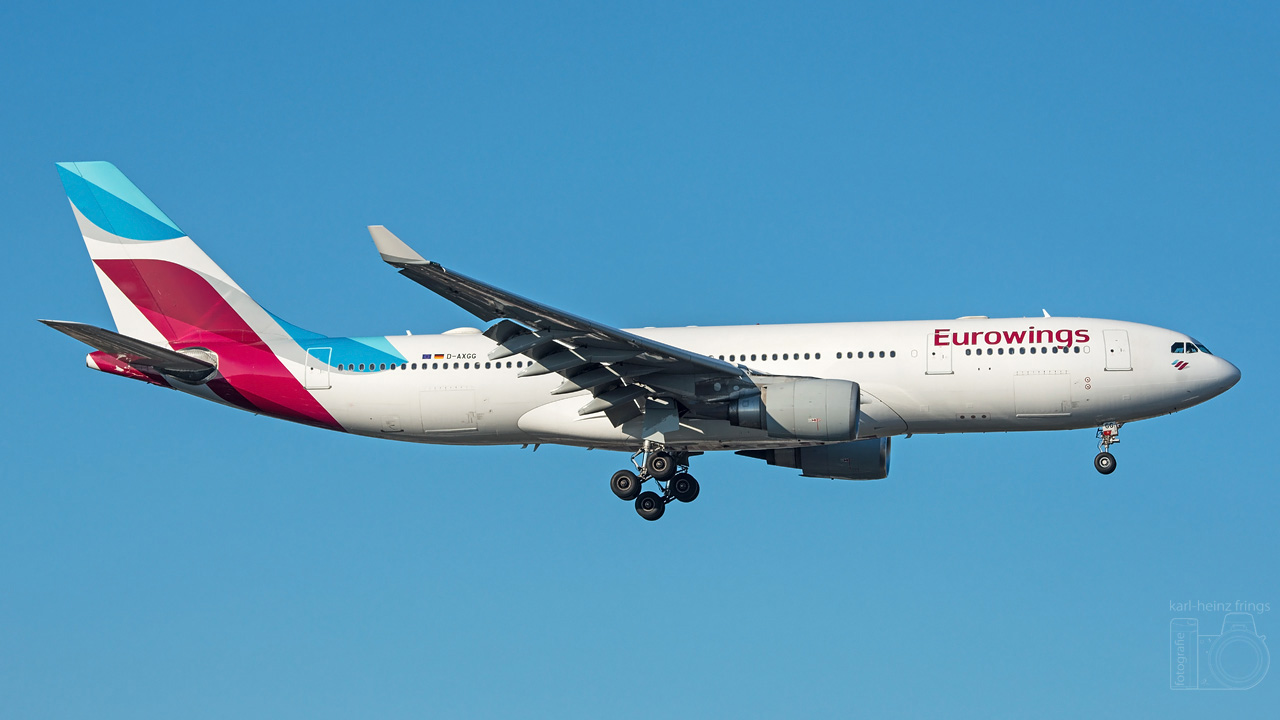 D-AXGG Eurowings Airbus A330-200