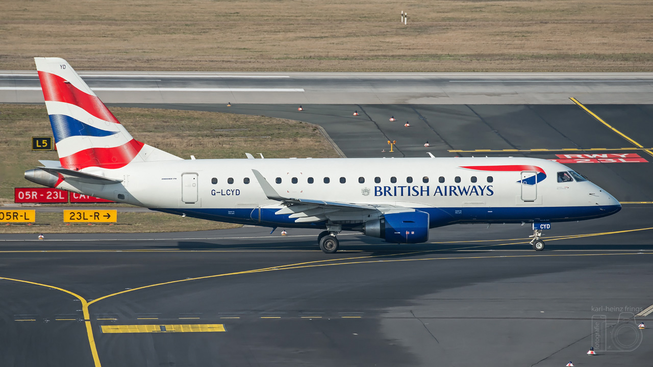 G-LCYD British Airways CityFlyer Embraer ERJ-170