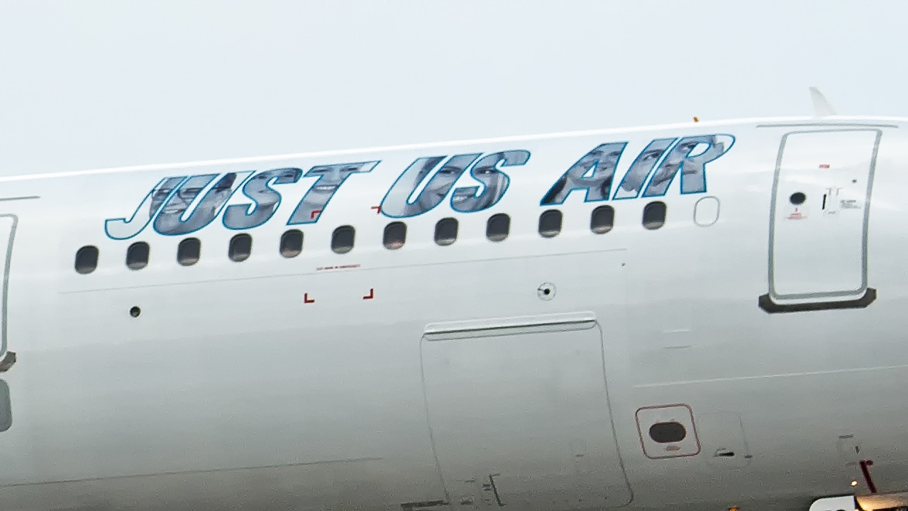 YR-NTS JUST US AIR Airbus A321-200