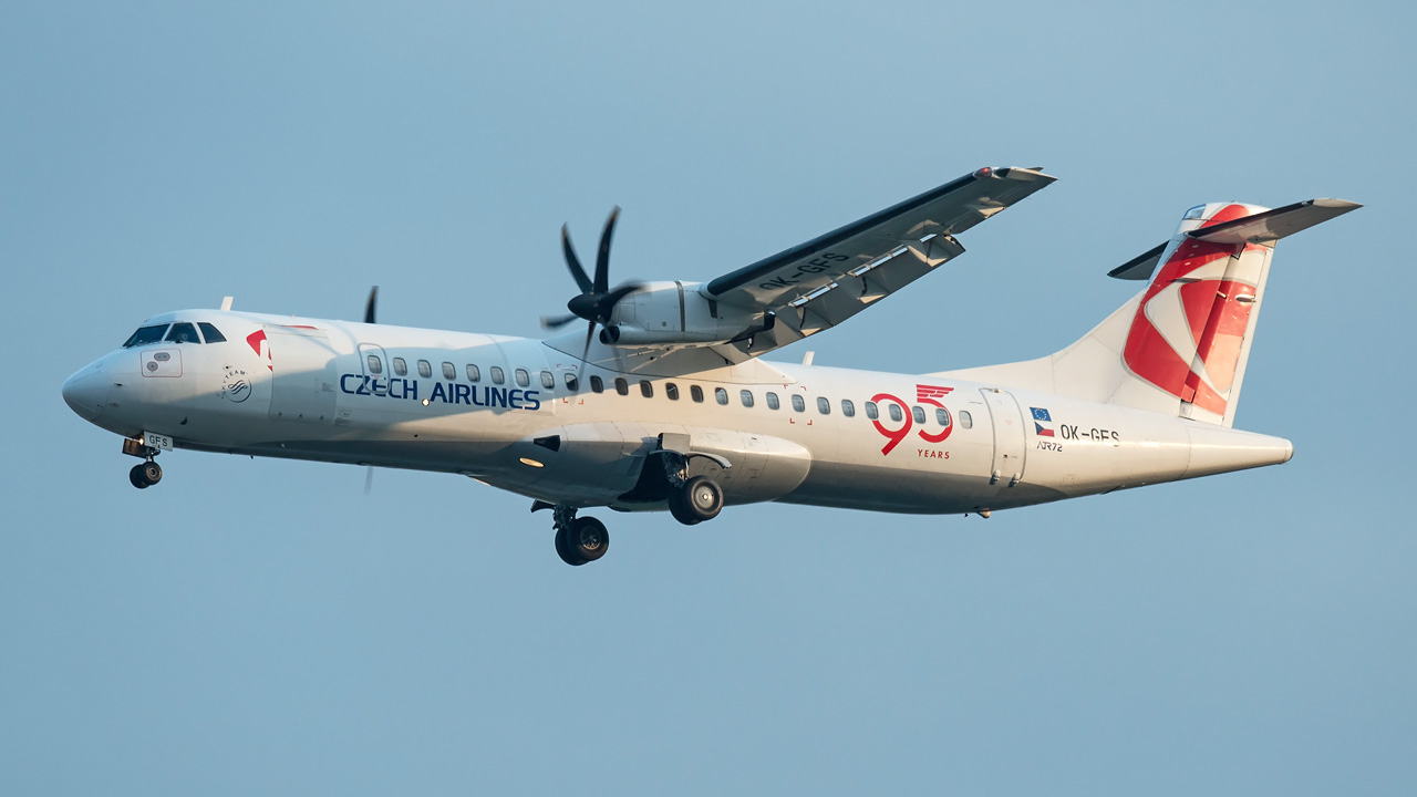 OK-GFS Czech Airlines (CSA) Aérospatiale ATR-72-200A