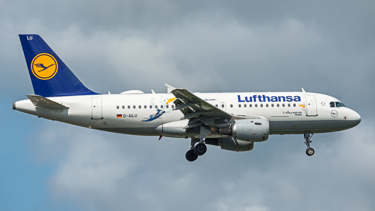 D-AILU Lufthansa Airbus A319-100