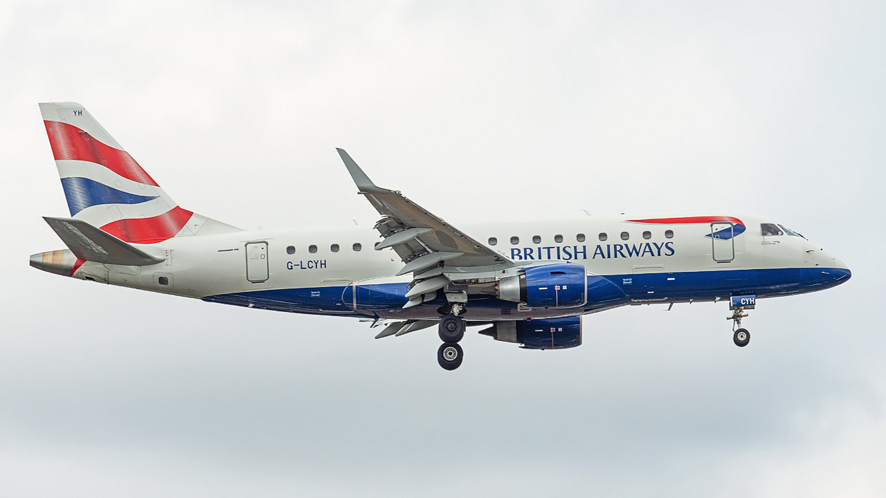 G-LCYH British Airways (CityFlyer) Embraer ERJ-170