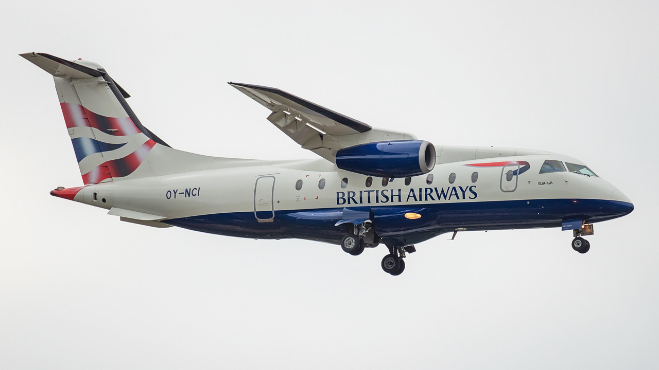 OY-NCI British Airways (Sun-Air) Dornier Do-328Jet