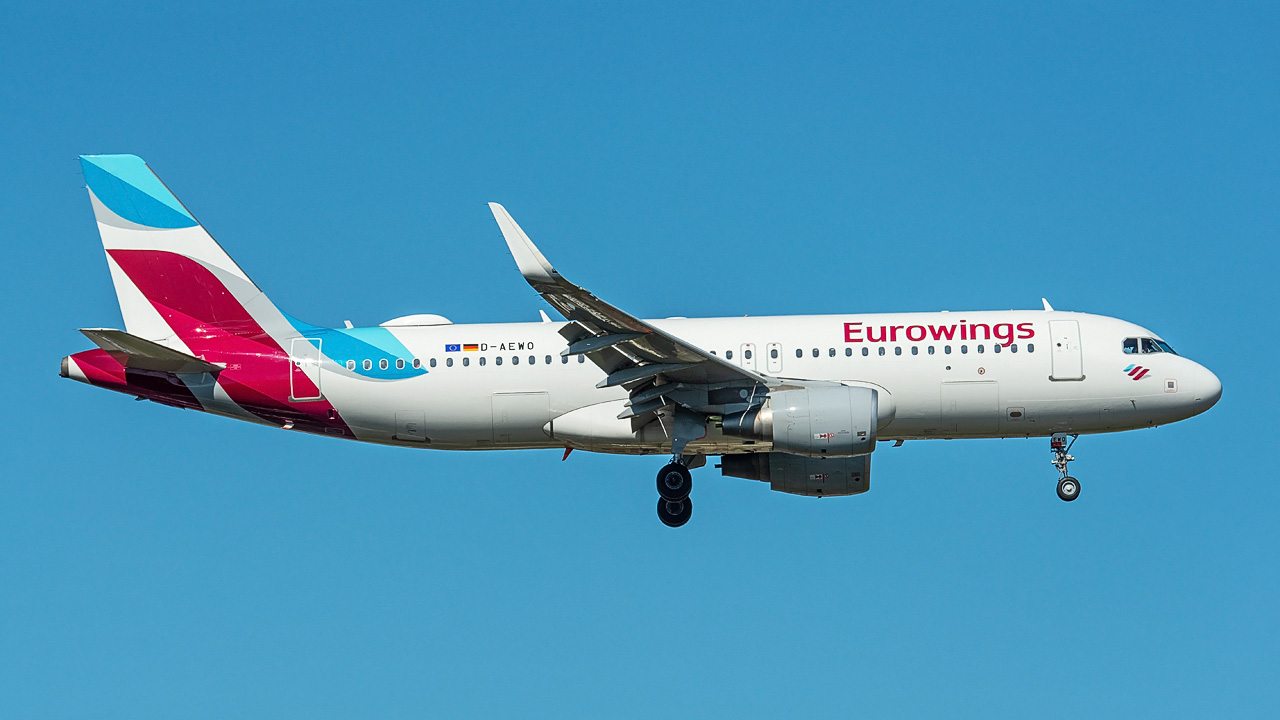 D-AEWO Eurowings Airbus A320-200/S
