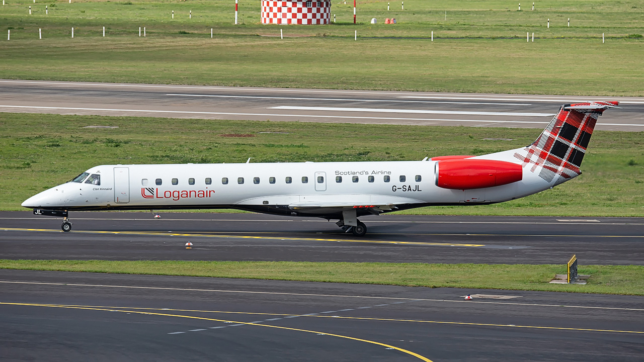 G-SAJL Loganair Embraer ERJ-145