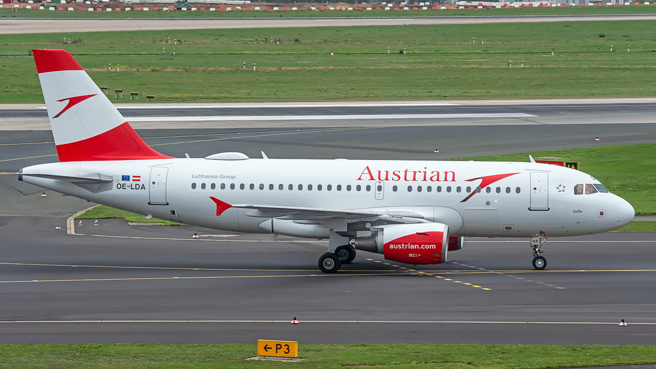 OE-LDA Austrian Airlines Airbus A319-100
