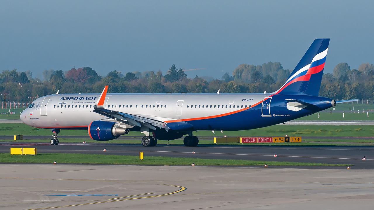 VQ-BTT Aeroflot Airbus A321-200/S