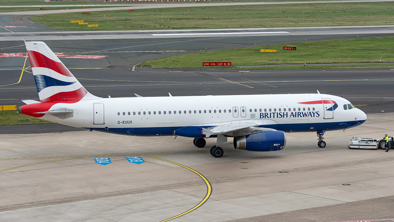 G-EUUX British Airways Airbus A320-200