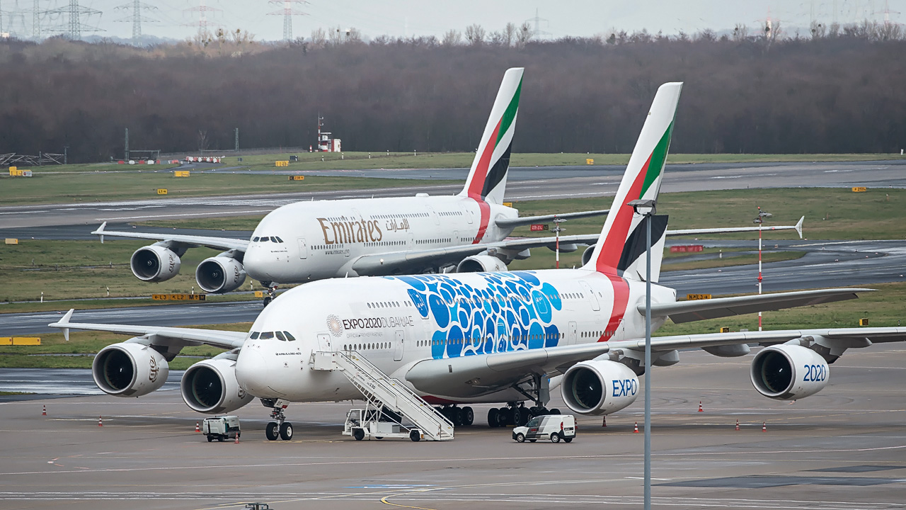 A6-EOF & A6-EVF Emirates Airbus A380-800