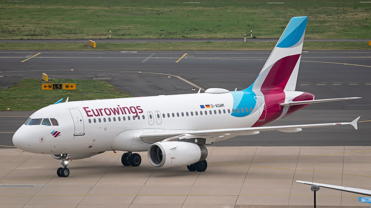 D-AGWM Eurowings Airbus A319-100