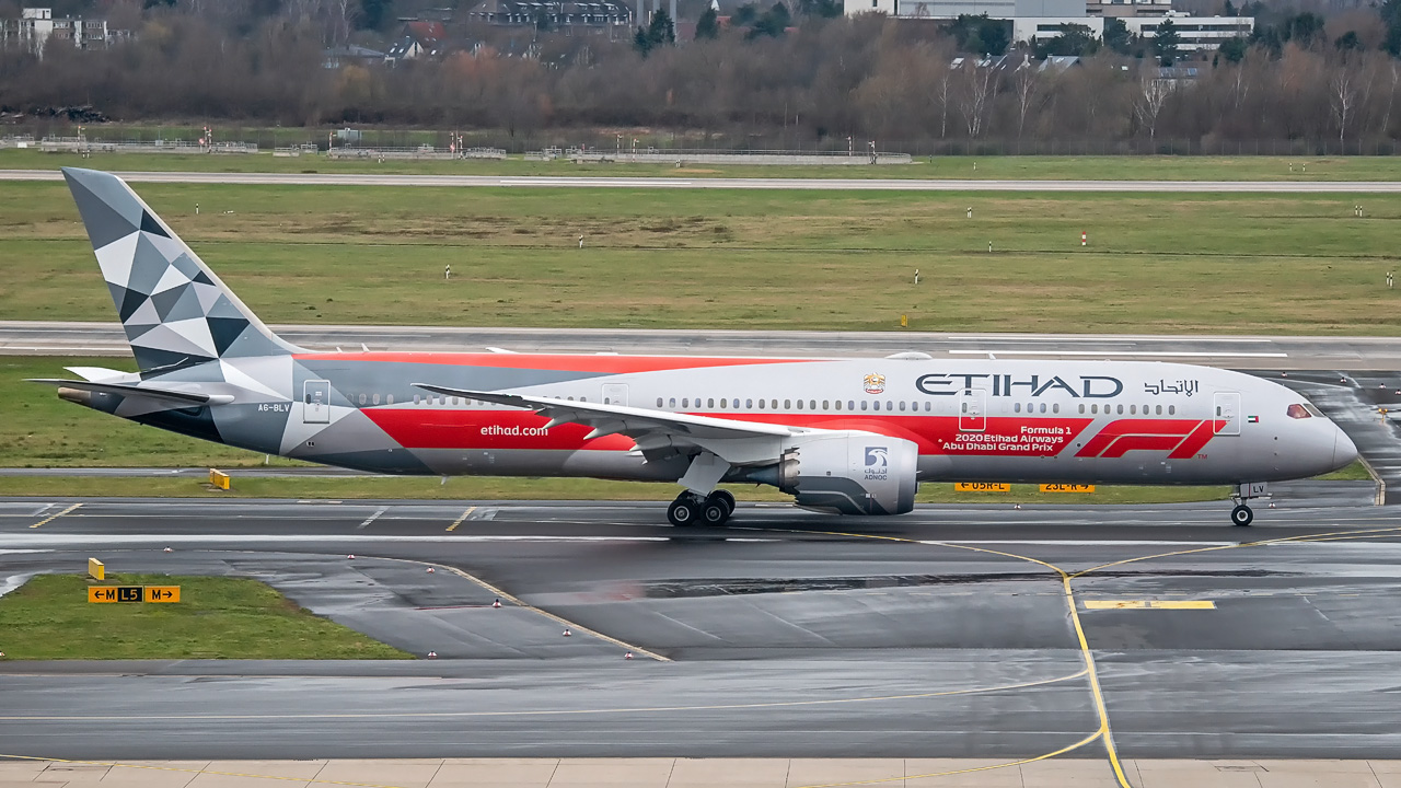 A6-BLV Etihad Airways Boeing 787-9
