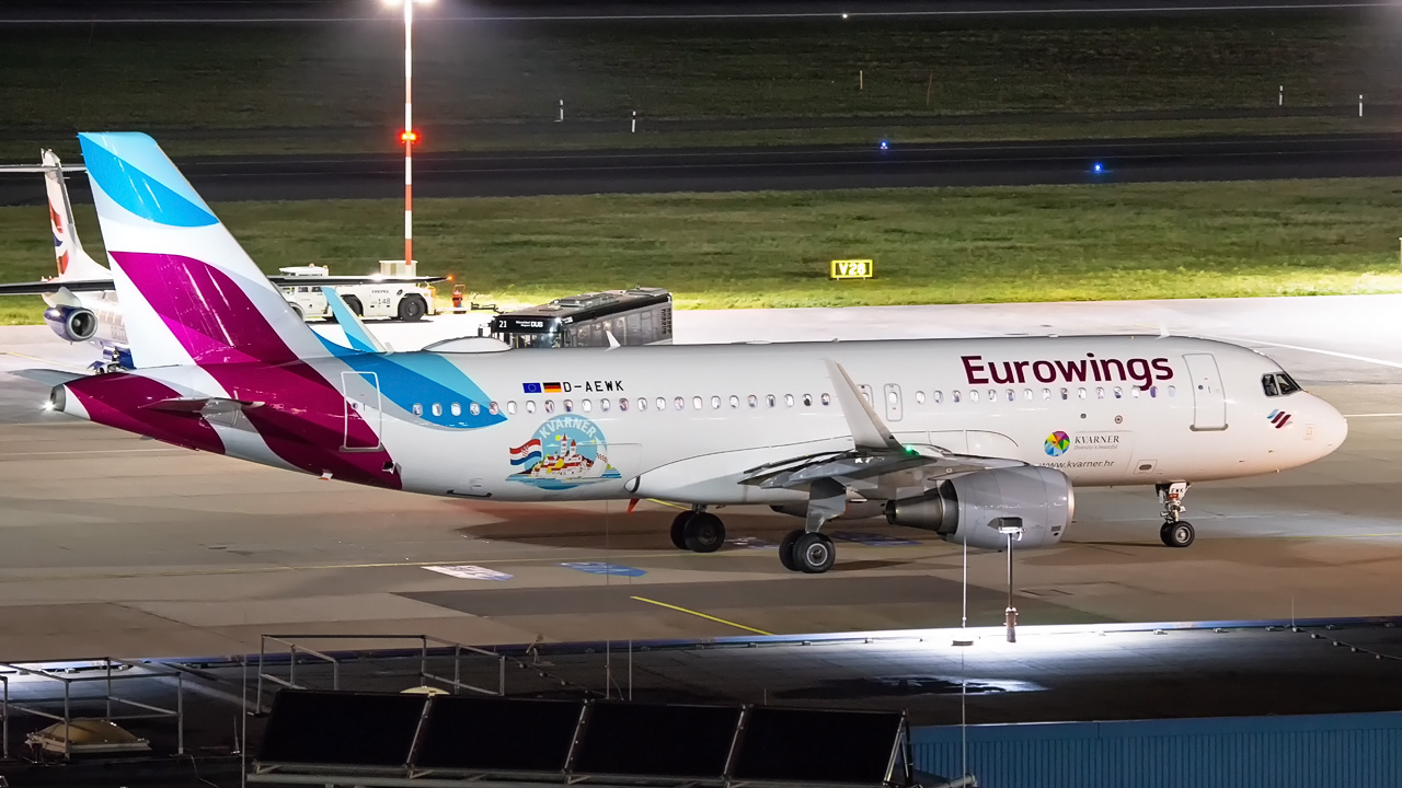 D-AEWK Eurowings Airbus A320-200/S