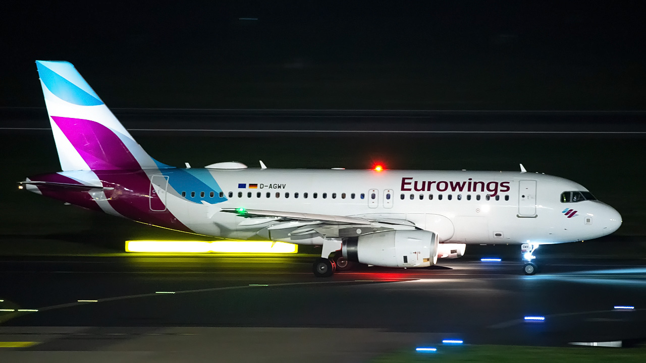D-AGWV Eurowings Airbus A319-100