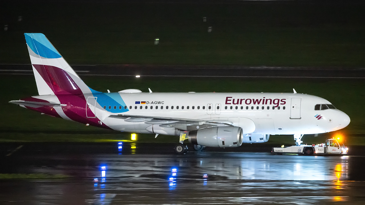 D-AGWC Eurowings Airbus A319-100