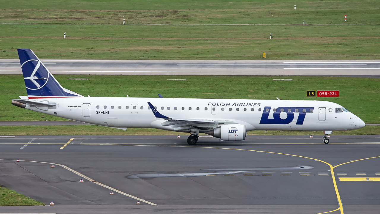 SP-LNI LOT (Polish Airlines) Embraer ERJ-195