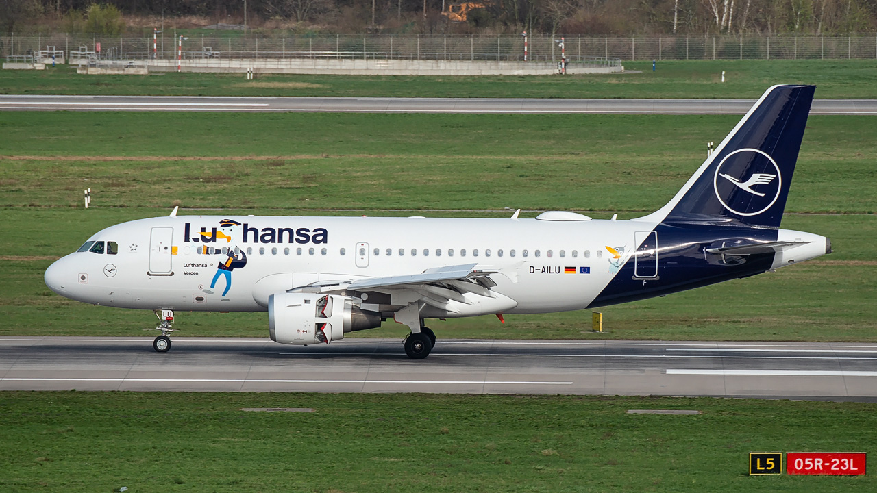 D-AILU Lufthansa Airbus A319-100