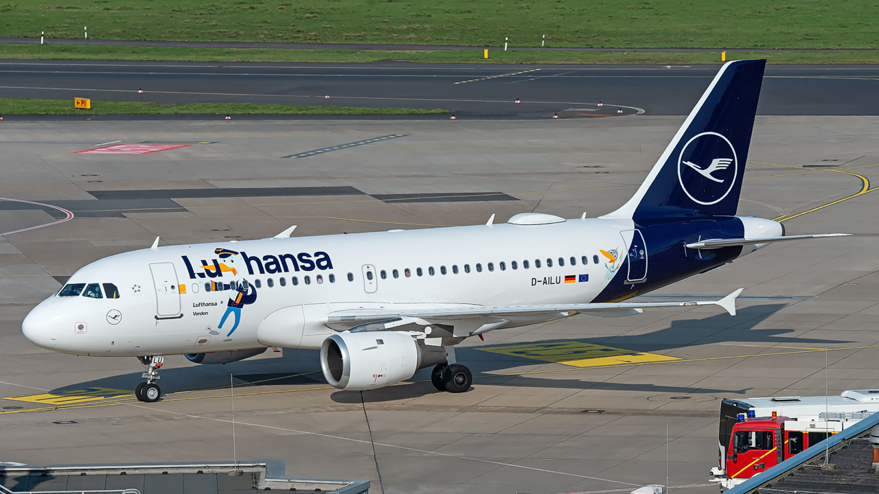 D-AILU Lufthansa Airbus A319-100