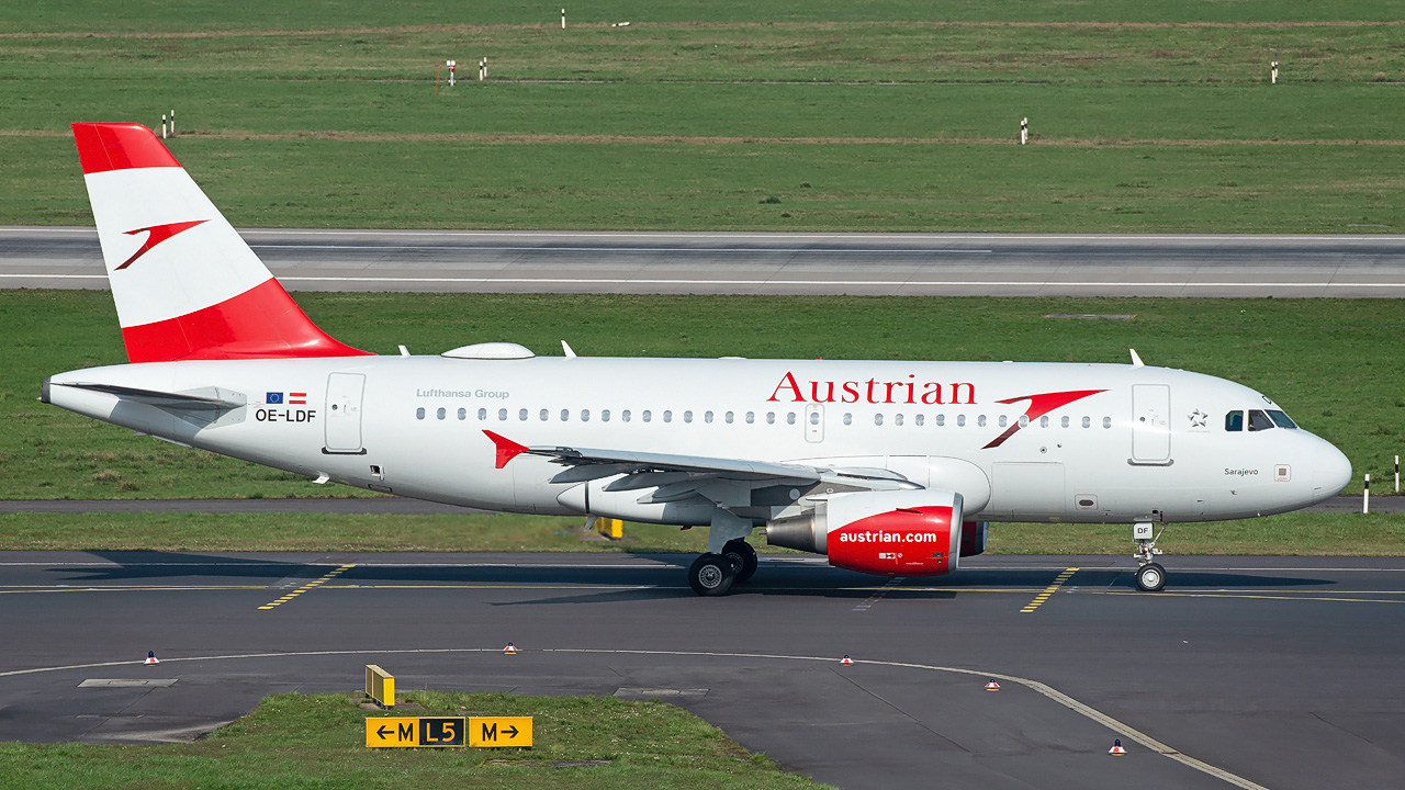 OE-LDF Austrian Airlines Airbus A319-100