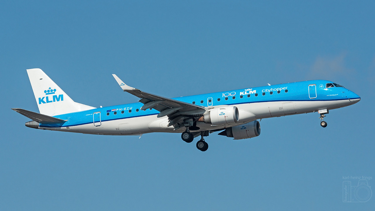 PH-EZU KLM cityhopper Embraer ERJ-190