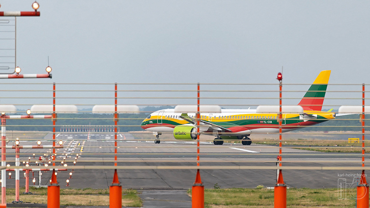 YL-CSK Air Baltic Airbus A220-300