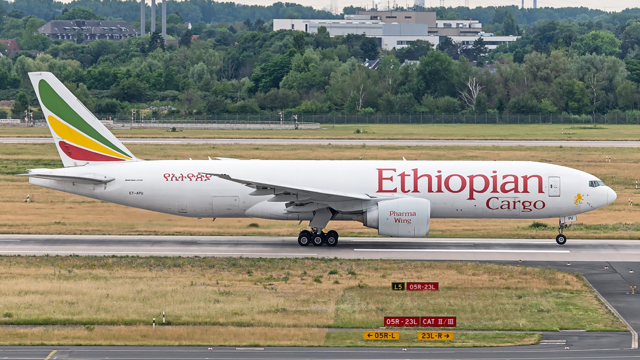 ET-APU Ethiopian Cargo Boeing 777F