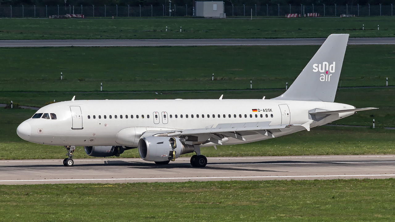 D-ASSK Sundair Airbus A319-100