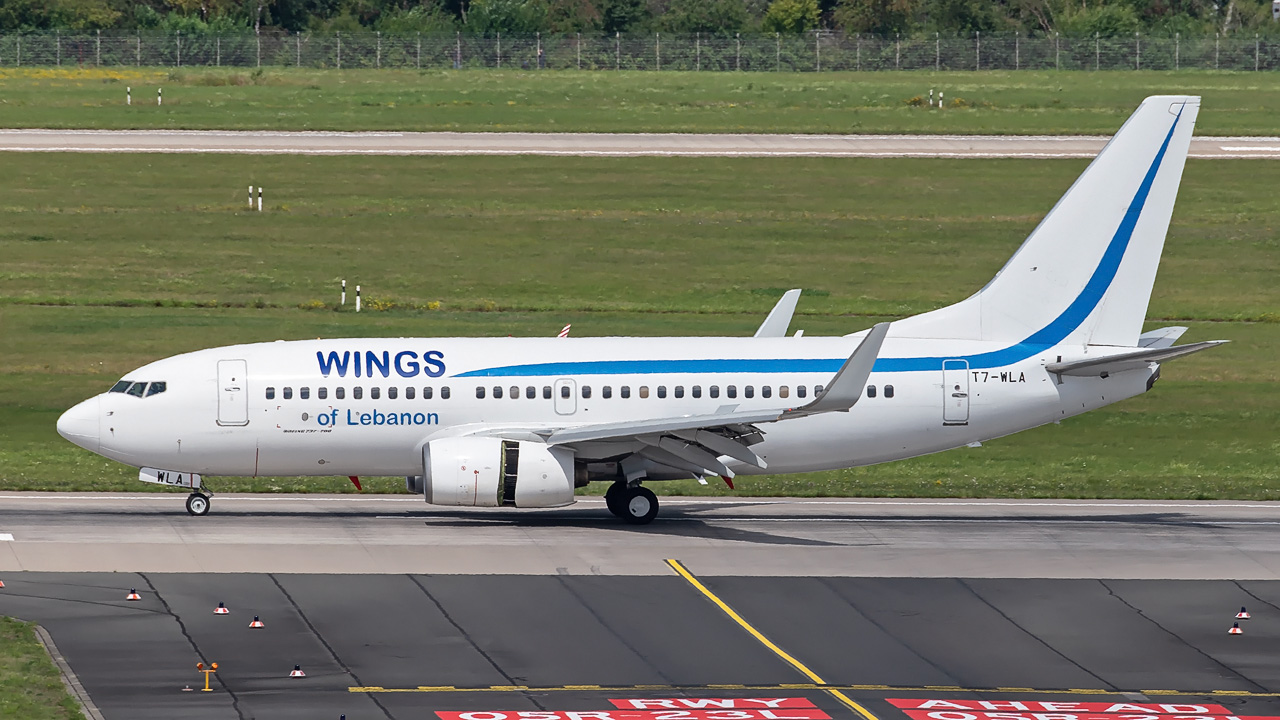 T7-WLA Wings of Lebanon Boeing 737-700