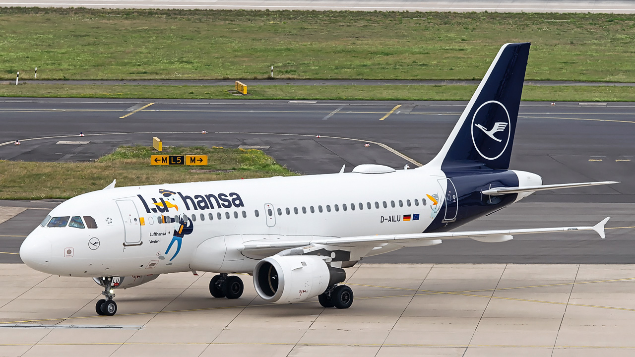 D-AILU Lufthansa Airbus A319-100