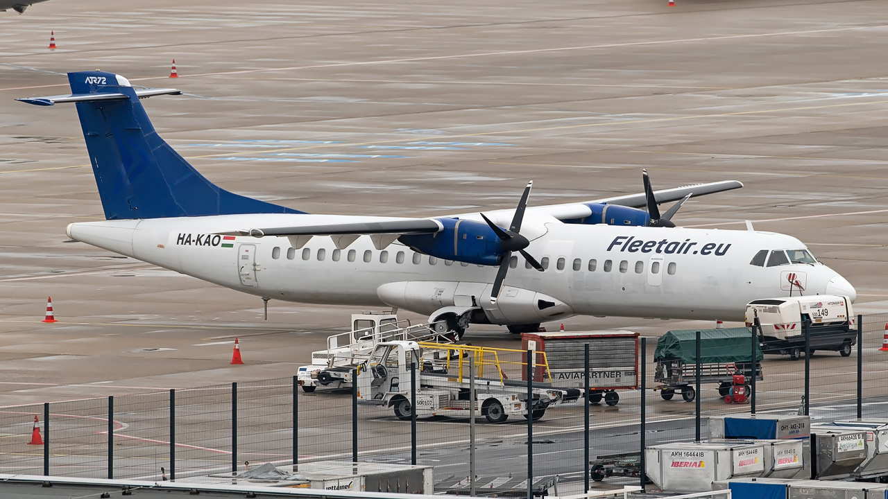 HA-KAO Fleet Air Aerospatiale ATR-72-200(F)