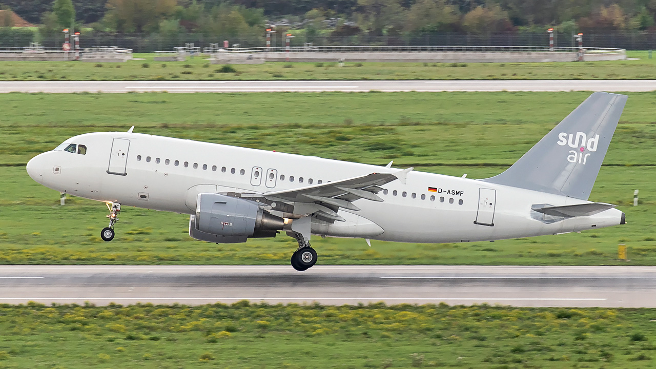 D-ASMF Sundair Airbus A319-100