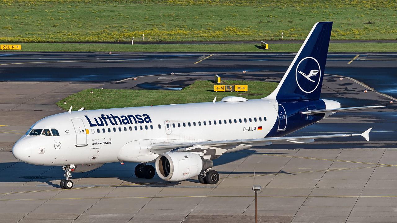 D-AILW Lufthansa CityLine Airbus A319-100