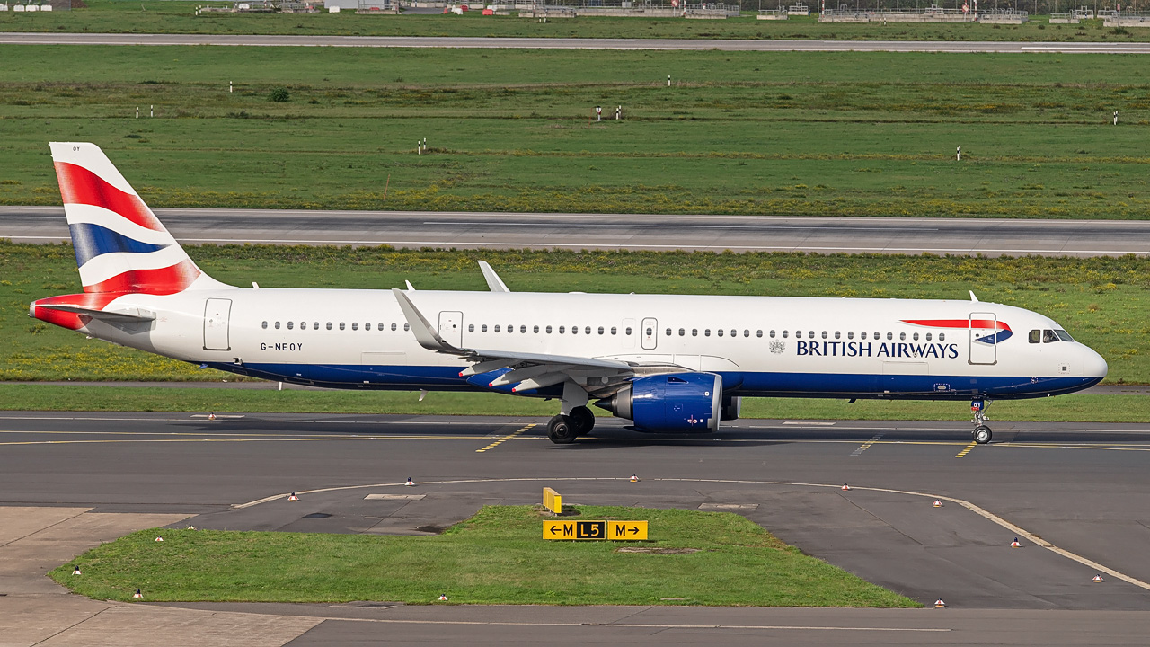 G-NEOY British Airways Airbus A321-200neo