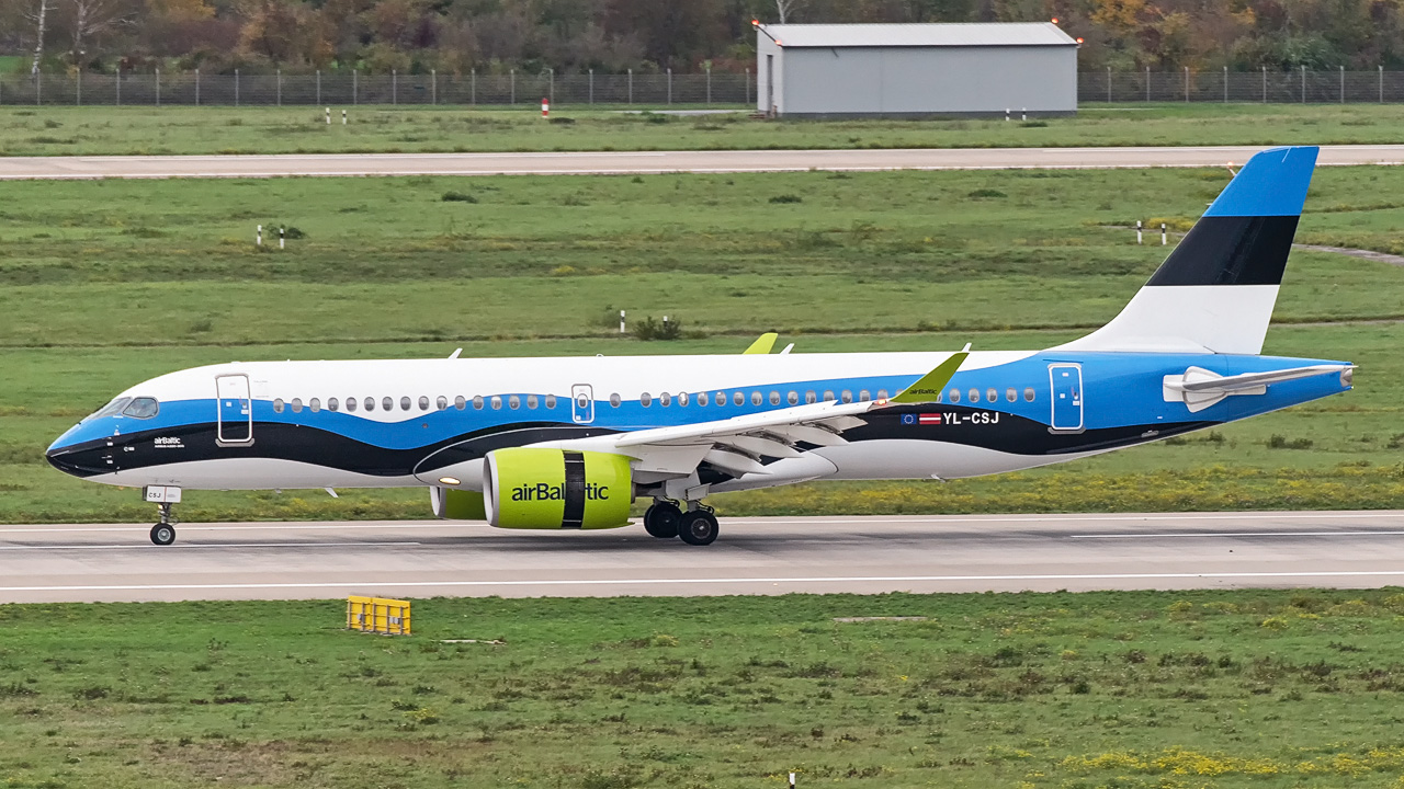 YL-CSJ Air Baltic Airbus A220-300