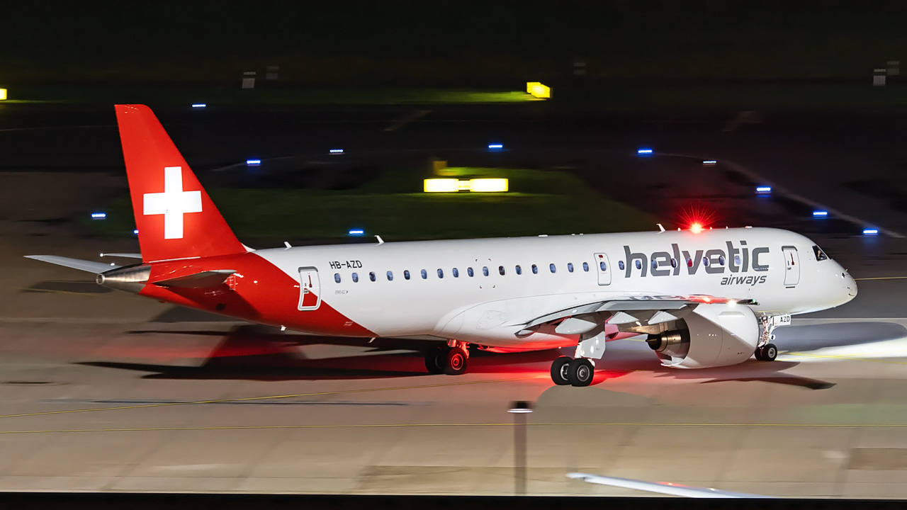 HB-AZD Helvetic Airways Embraer ERJ-190 E2