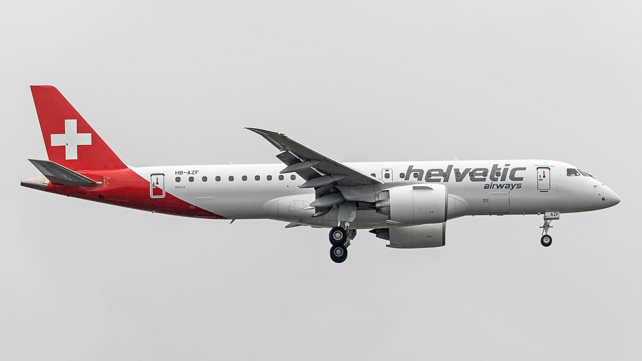 HB-AZF Helvetic Airways Embraer ERJ-190 E2