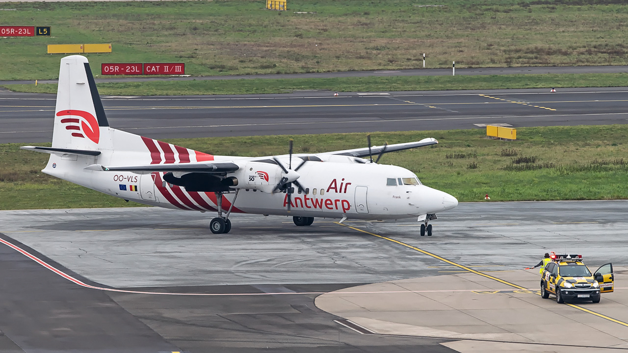 OO-VLS Air Antwerp Fokker F-50