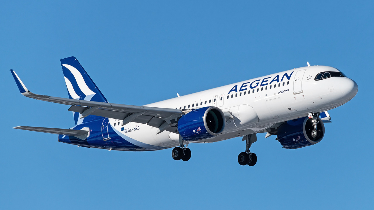 SX-NEO Aegean Airlines Airbus A320-200neo