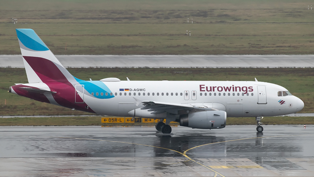 D-AGWC Eurowings Airbus A319-100