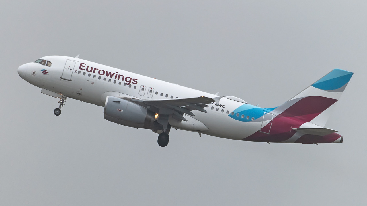 D-AGWC Eurowings Airbus A319-100
