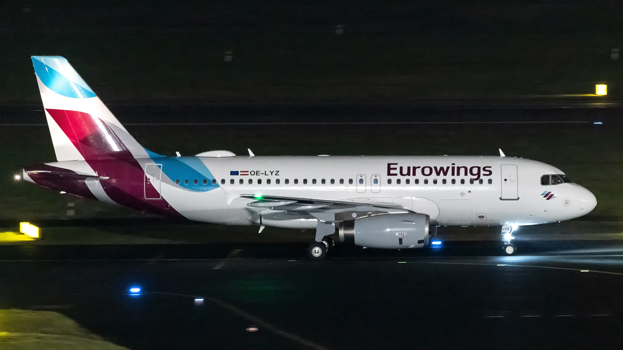 OE-LYZ Eurowings Europe Airbus A319-100