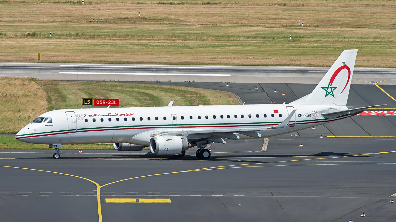 CN-RGQ Royal Air Maroc (RAM) Embraer ERJ-190