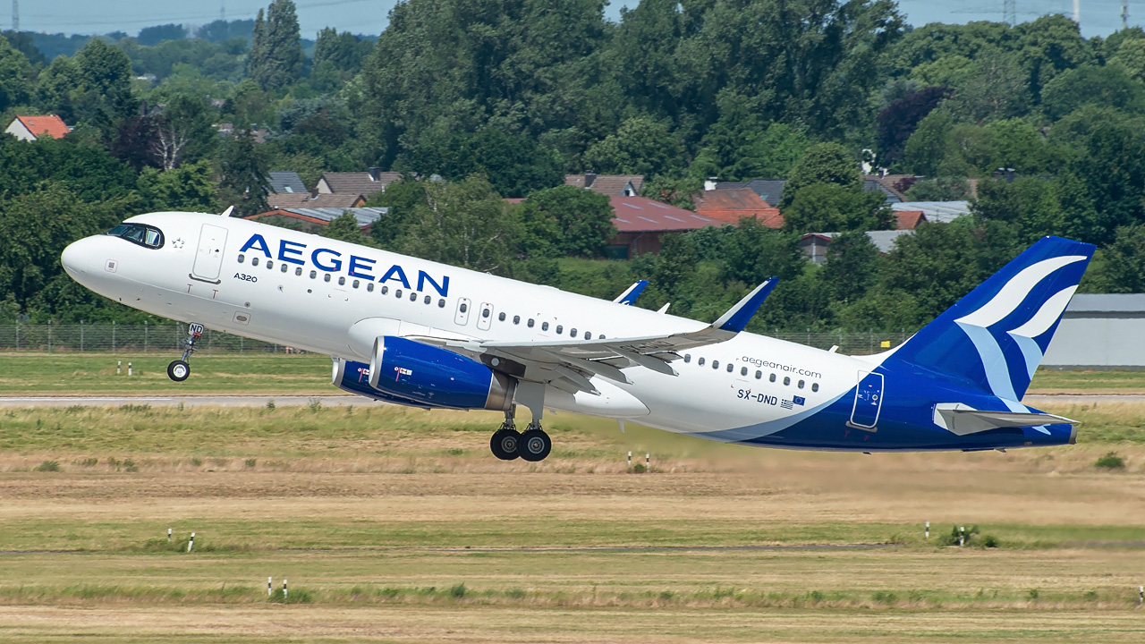 SX-DND Aegean Airlines Airbus A320-200/S